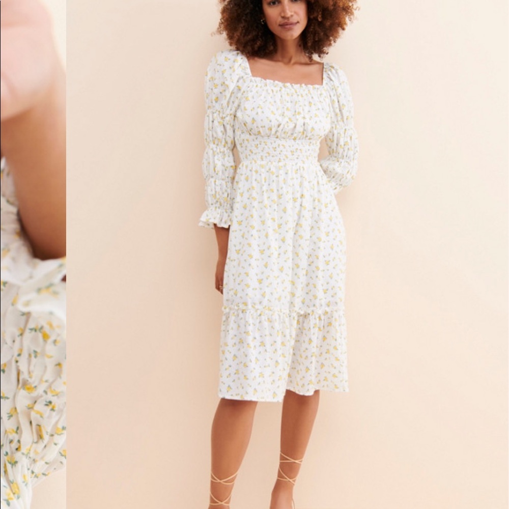 Ravi Ditsy floral nap dress size small